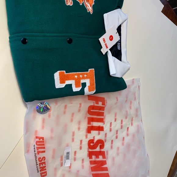 FULL SEND NELK BOYS GREEN JACKET - Picture 8 of 14